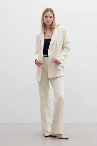 Manuka Flare Kesim Fit Pantolon Bej