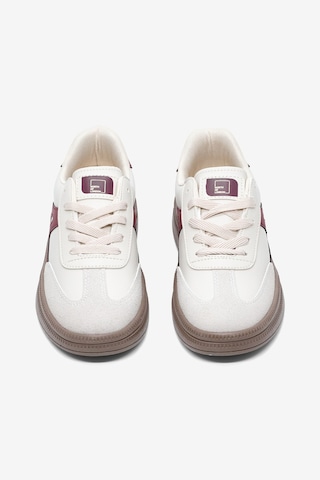 Tonny Black Rahat Kalıp Kauçuk Taban Bağcıklı Sneaker Kadın Bej Bordo Sneaker Tbtyldz005 Bej - Bordo