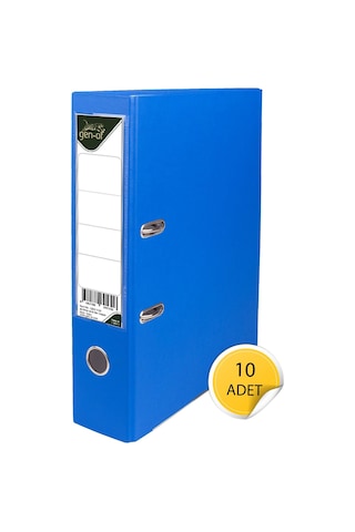 Gen-of Plastik Klasör Geniş Mavi 10 'Lu
