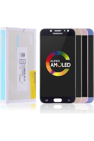 Samsung Galaxy Uyumlu J7 Pro (SM-J730F) Lcd Dokunmatik Ekran OLED