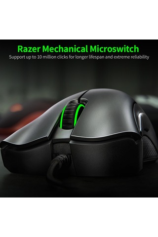 Springsun Razer Deathadder Essential 6400dpı 5 Programlanabilir Düğmeli Ergonomik Oyuncu Faresi 2021 Model DeathAdder