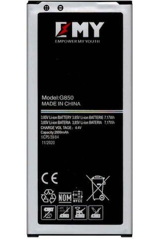 Samsung Galaxy Alpha G850 Uyumlu Emy Batarya
