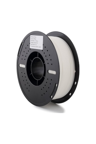 Filamix Pla+ Beyaz Filament 1.75mm 1kg - Plastik Makara Ams Uyumlu 50-300mm/s Yüksek Hızlı 3d Yazıcı