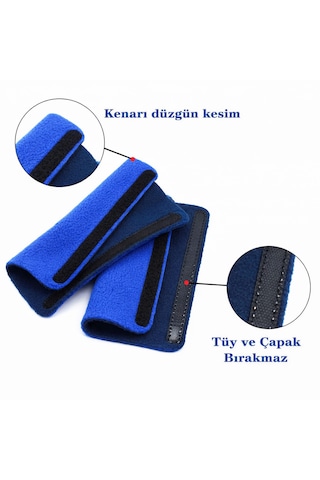 Cpap Kayış Kılıfı 4 Lü Set Yumuşak Polar Maske Kayış Pedi Tam Maske Uyumlu