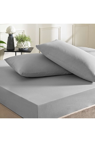 Taç Color Dreams Ranforce Çift Kişilik Fitted Çarşaf Seti Antrasit 000000001000047305 Antrasit