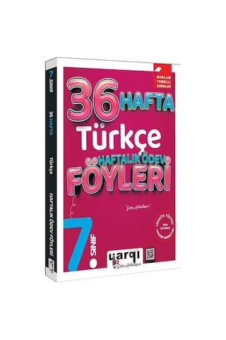 7. Sınıf Türkçe 36 Haftalık Ödev Föyleri Yargı Ders Arkadaşım 7. Sınıf Türkçe 36 Haftalık Ödev Föyleri Yargı Ders Arkadaşım