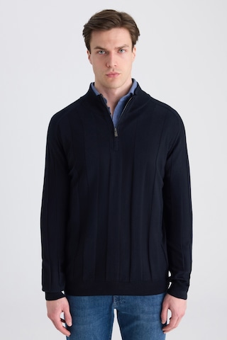 D's Damat Ds Damat Regular Fit Lacivert Düz Örgü Kazak 5hf063902154m Çok Renkli