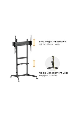 Vontech V1044ve 55-100'' Tekerlekli Ayaklı Tv Fuar Standı