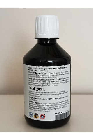 Zinzino Balanceoil Omega 3 Ve D Vitamini İçeren Portakal Limon Ve Nane Aromalı 300 Ml