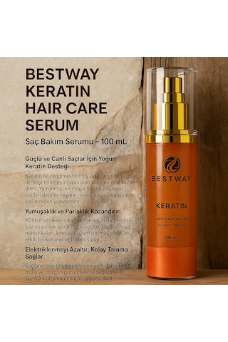 Keratin Yağlı Saç Bakım Serumu