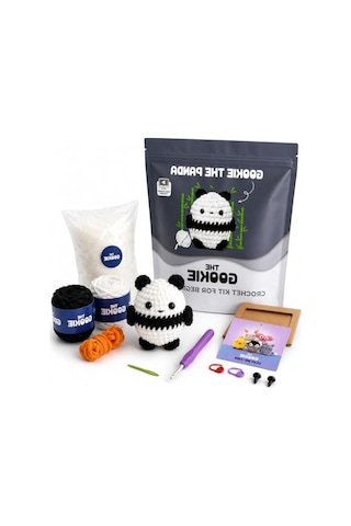 Panda Temalı Amigurumi Örgü Seti İle El İşi Yeteneklerinizi Geliştirin