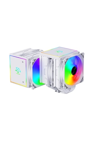 Snowman Mt660 2 12cm Colorful Fan 4pin+6 Bakır Beyaz Cpu Fan