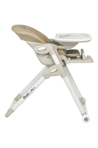 Duux Alkon Yatarlı Portatif Katlanabilen Yükseklik Ayarlı Mama Sandalyesi Siyah