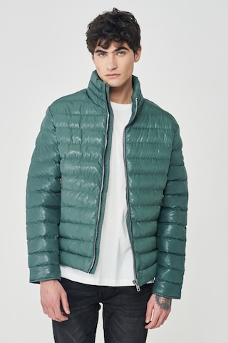 Lee Regular Fit Normal Kesim Dik Yaka Haki Şişme Mont L222378801 Haki