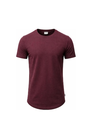 Plus Scorpion Erkek Slim Fit Basic Tişört Esnek, Terletmeyen Pike Dokulu Kumaş Kahverengi