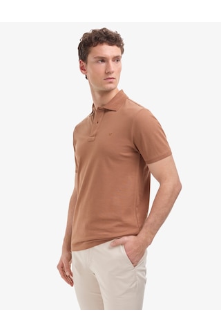 Pierre Cardin Erkek Açık Kahverengi Tişört Basic 50321128-vr002