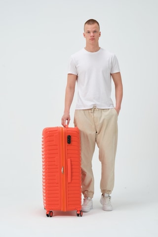 Keo-plus Turuncu Büyük Boy Silikon Kırılmaz Pp Valiz Turuncu