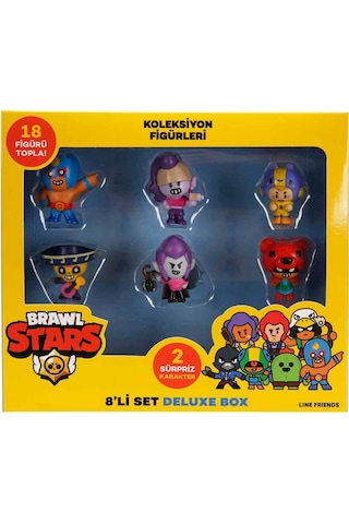Brawl Stars Delüks 8'li Figür Seti Set 2