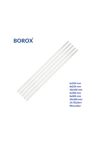 Cam Baget 7X300 MM İçi Dolu Çubuk 5 Adet