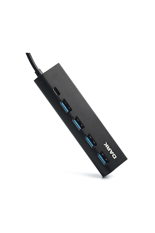 Dark Usb Type A To 1Xusb C Charge 4 Port Usb2.0 Hub Dk Ac Usb346 Switch
