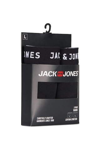 Jack & Jones Erkek Siyah 2 Li Boxer 12138235 001