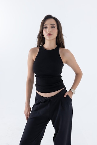 Comeor Fitilli Regular Fit Normal Kalıp Siyah-gri-beyaz Bisiklet Yaka Sıfır Kol Pamuklu 3'lü Kadın Atlet Çok Renkli