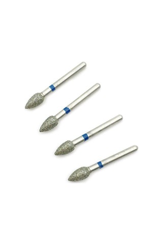 10 Adet/takım Diş Elmas Burs Matkaplar Parlatma Beyazlatma Ürün Yüksek Hızlı El Aleti İçin Diş Burs Fo-25