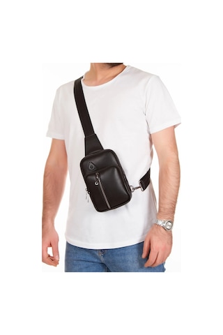 Bizoon 250 Erkek Hakiki Deri Telefon Bölmeli Kulaklık Çıkışlı Çap Çok Renkli