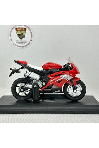 Yamaha R6 Maket - 1:18 Diecast Model Motosiklet