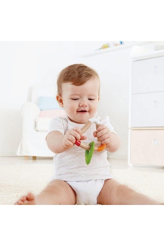 Hape Silikon Üçgen Dişlik Çok Renkli