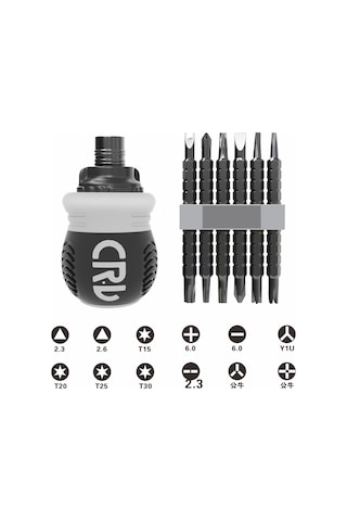 Suofeng 13'lü Çok Fonksiyonlu Ratchet Tornavida Seti: Kolay Kullanım, Uzatılabilir Vücut Ve Farklı Tip Uçlar