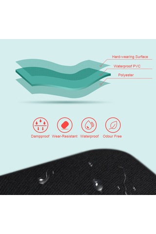 Geekyou Siyah Bebek Arabası Çantası - Su Geçirmez, Hafif, Geniş Kapasiteli Organizer - Arabalar Ve Manzaralar İçin Uygun Aksesuar Siyah