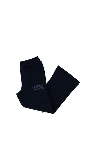 U.S. Polo Assn. Kız Çocuk Lacivert Cep Detaylı Parlak Baskılı Eşofman Altı 50316892-VR033