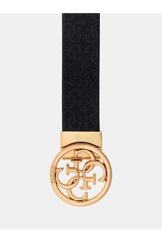 Guess-stacey 4g Logo Belt-kemer-bw9319p6135 Siyah - Beyaz