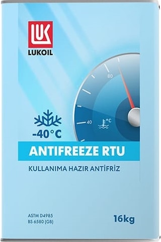 Lukoıl Hazır Antıfreeze Rtu -40c Mavi - 16 Kg