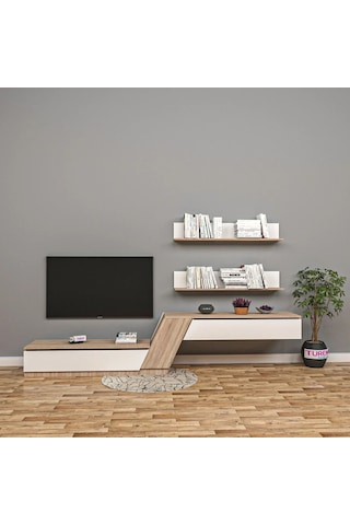Sharp Tv Ünitesi Mdf Siyah