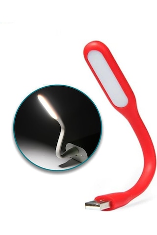 Usb Lamba Klavye Led Işık Kırmızı