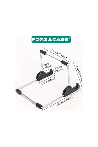 Forzacase Xiaomi Redmi Pad Se İle Uyumlu Bluetooth Kablosuz Klavye Mouse + Tablet Standı - Fc1088 -