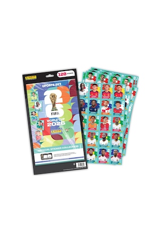 Panini Fıfa World Cup 2026 Update Set 120 Sticker Resmi Dünya Kupası Güncelleme Koleksiyonu