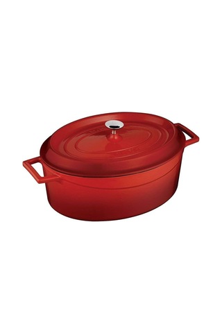 Oval Döküm 21x27 Cm Tencere Kırmızı Lvotc27k2r Çok Renkli