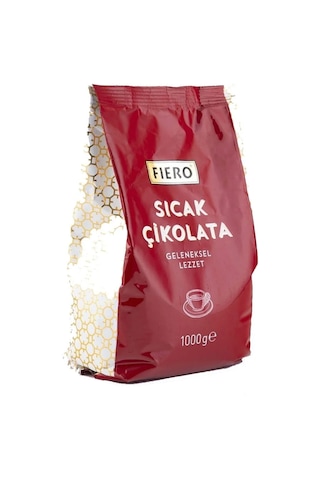 Fiero Sıcak Çikolata 1000 Gr X 4 Adet 1 KG