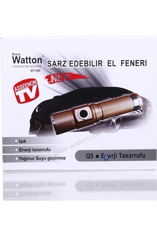 Güçlü Cep Feneri El Feneri Enerji Tasaruflu Led El Feneri