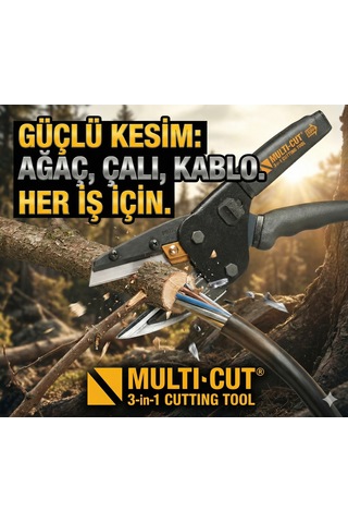 Multi Cutter Kalın Ve Sert Malzeme Kesme Aleti Çok Renkli