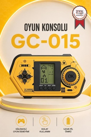 Özel Seri Nostaljik Doğum Tatil Oyun Kolu Atari Joystick Tetris Gameboy Gc015 Sarı
