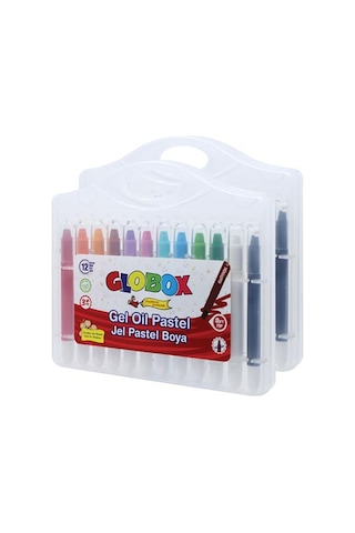 Globox Çevirmeli Jel Pastel Boya 12 Li 3259 Globox Çevirmeli Jel Pastel Boya 12 Li 3259