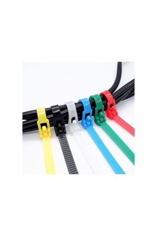 River World Kablolar İçin 30 Parçalık Plastik Kelepçe Seti Bağlama Bantları