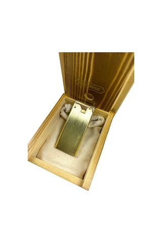 Lotus Slim Gazlı Metal Çakmak Altın Sarısı 409212