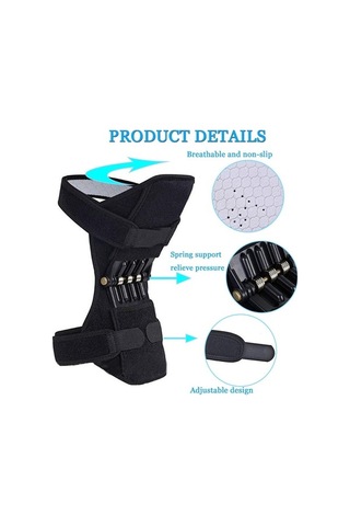 Flybuy Tırmanma Spor Pedleri Koruma Güçlendirici Fitness Eklemi Diz Diz Diz Dişli Desteği Çift 1 Pz Çok Renkli