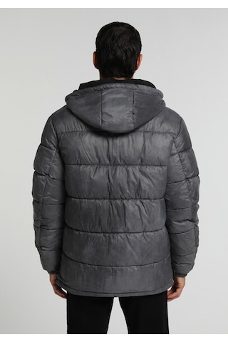 Colin's Colins Çift Taraflı Regular Fit Kapüşonlu Fermuarlı Astarlı Çift Yönlü Erkek Siyah Mont Cl1082085 Q1.v1 Blk