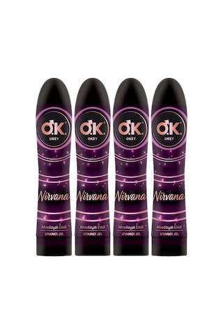 Okey Kayganlaştırıcı Jel 100ml Nirvana 4 Lü Set